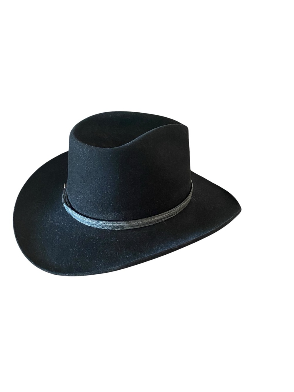Vintage Resistol Stagecoach Black Beaver  Felt Cowboy Hat 7 1/4 western Rodeo - Picture 16 of 16